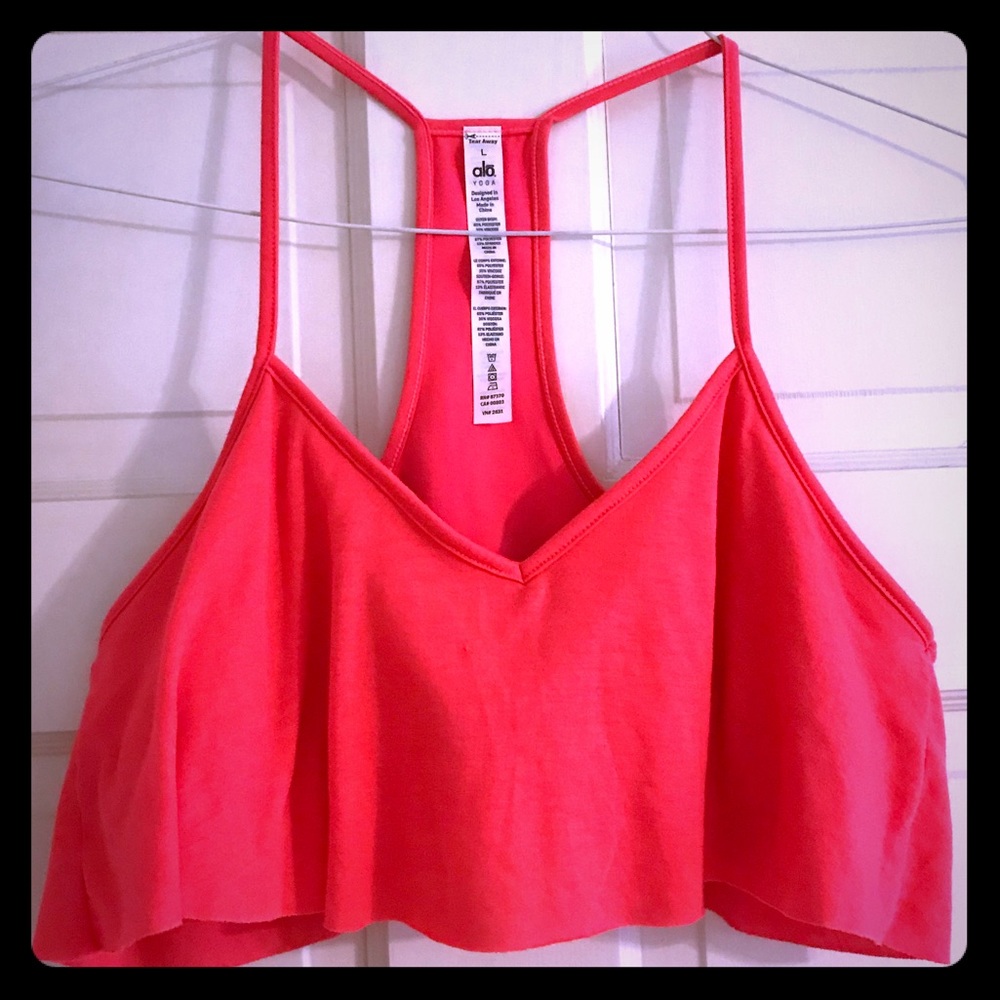 Alo Yoga Flowy Crop Top/ Sports Bra